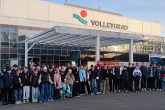 Юные белгородские волейболисты прибыли в Волейград